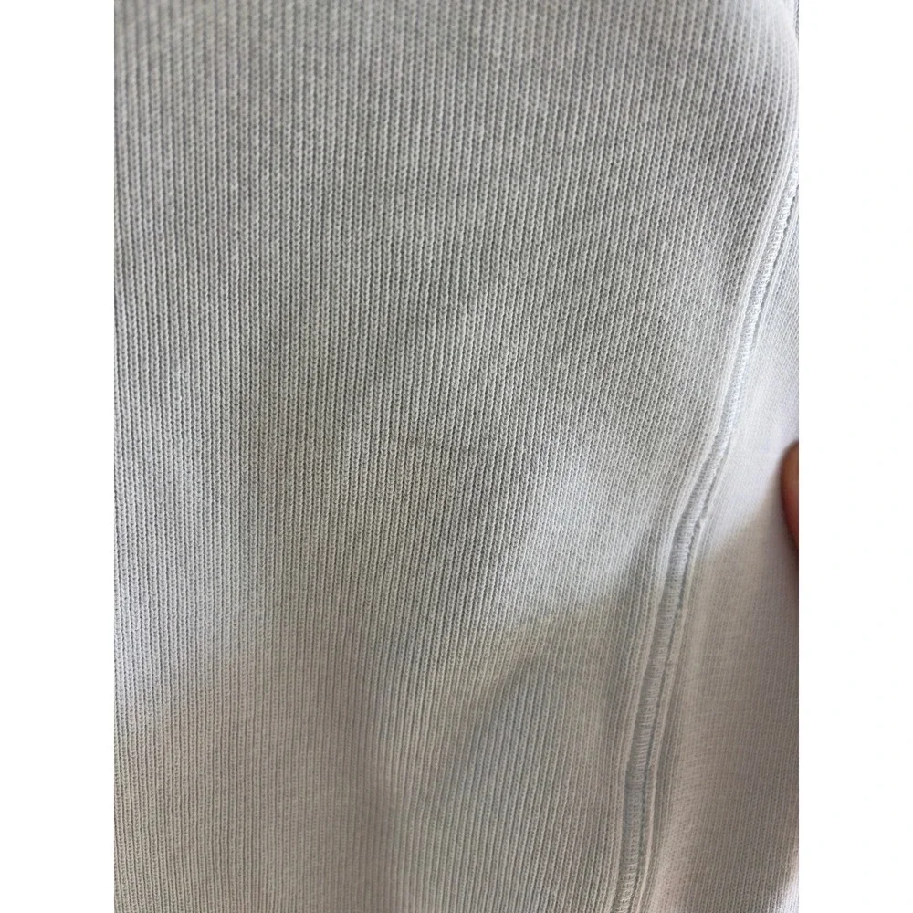 Tommy Bahama Relax Mens XL Light Blue 100% Cotton Ribbed Quarter Zip Pullover